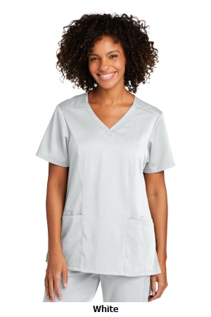 WonderWink® Women’s Premiere Flex™ V-Neck Top .  W. WINK  WW4168