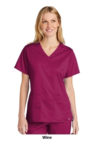 WonderWink® Women’s WorkFlex™ V-Neck Top .  W. WINK  WW4560