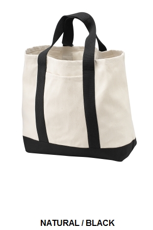 Port Authority - Ideal Twill Two-Tone Shopping Tote.  PORT A.  B400