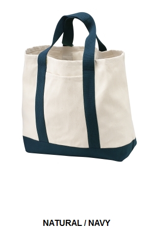 Port Authority - Ideal Twill Two-Tone Shopping Tote.  PORT A.  B400