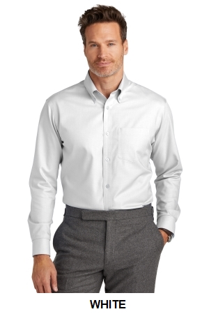 Brooks Brothers Wrinkle-Free Stretch Nailhead Shirt.  BROOKS BROS  BB18002