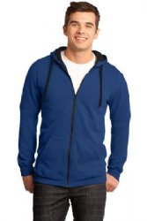 District - Young Mens The Concert Fleece™ Full-Zip Hoodie. DT800.