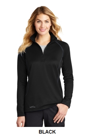 Eddie Bauer Ladies Smooth Fleece 1/2-Zip.  E.BAUER  EB237