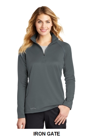 Eddie Bauer Ladies Smooth Fleece 1/2-Zip.  E.BAUER  EB237