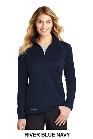 Eddie Bauer Ladies Smooth Fleece 1/2-Zip.  E.BAUER  EB237