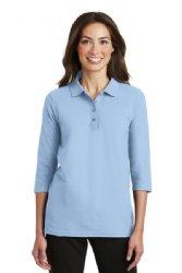 Port Authority® - Ladies Silk Touch™ 3/4-Sleeve Polo. (L562)