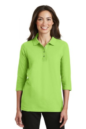 Port Authority™ - Ladies Silk Touch™ 3/4-Sleeve Polo. (L562)