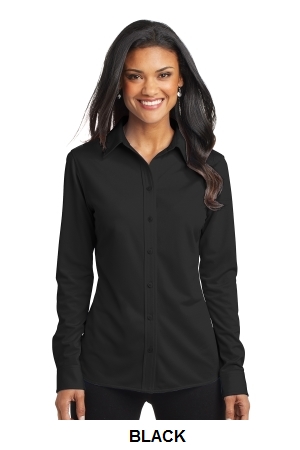 Port Authority Ladies Dimension Knit Dress Shirt.  PORT A.  L570