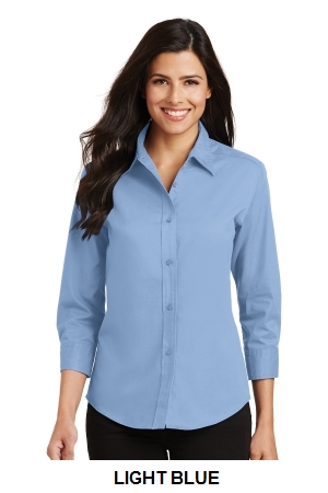 Port Authority Ladies 3/4-Sleeve Easy Care Shirt.  PORT A.  L612