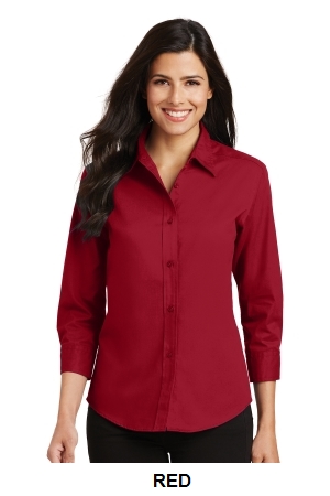 Port Authority Ladies 3/4-Sleeve Easy Care Shirt.  PORT A.  L612