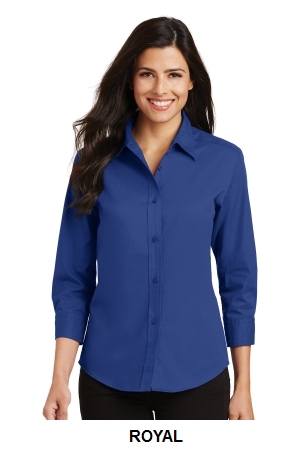 Port Authority Ladies 3/4-Sleeve Easy Care Shirt.  PORT A.  L612