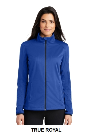 Port Authority Ladies Active Soft Shell Jacket.  PORT A.  L717