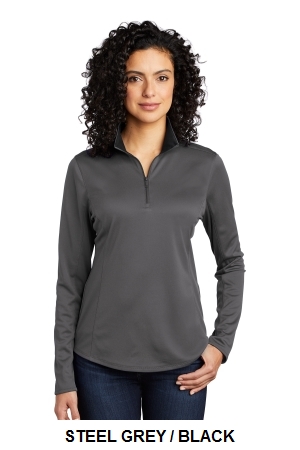 Port Authority Womens Silk Touch Performance 1/4-Zip.  PORT A.  LK584