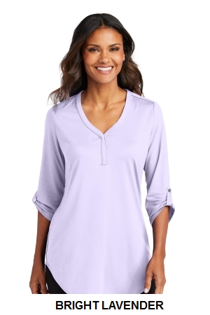 Port Authority Ladies City Stretch 3/4-Sleeve Tunic.  PORT A.  LK6840