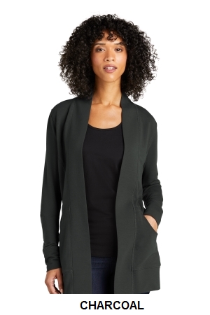 Port Authority Ladies Microterry Cardigan.  PORT A.  LK825