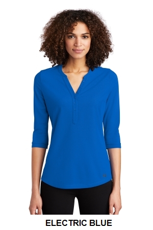 OGIO Ladies Jewel Henley.  OGIO  LOG104