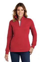 Sport-Tek Womens 1/4-Zip Sweatshirt.  SPORT-TEK  LST253