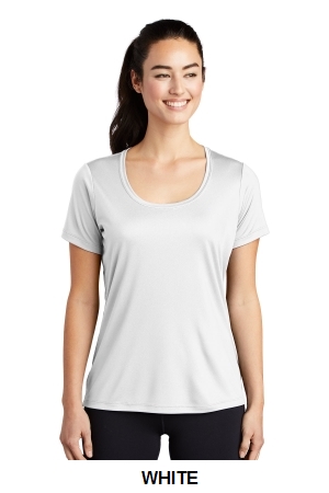 Sport-Tek Ladies Posi-UV Pro Scoop Neck Tee.  SPORT-TEK  LST420