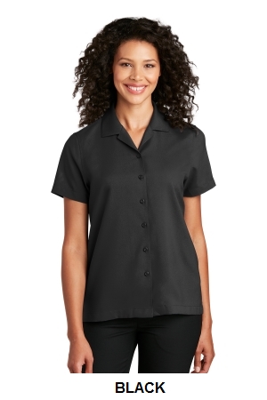 Port Authority Ladies Short Sleeve Performance Staff Shirt.  PORT A.  LW400