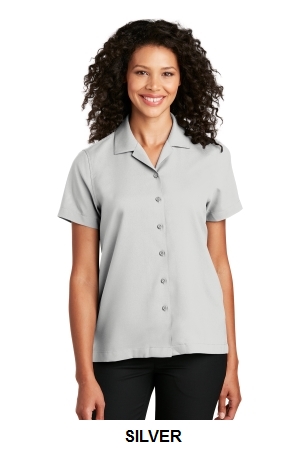 Port Authority Ladies Short Sleeve Performance Staff Shirt.  PORT A.  LW400