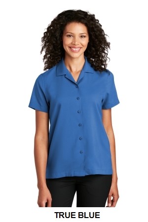 Port Authority Ladies Short Sleeve Performance Staff Shirt.  PORT A.  LW400