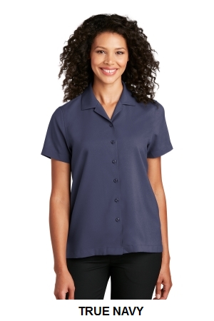 Port Authority Ladies Short Sleeve Performance Staff Shirt.  PORT A.  LW400