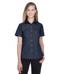 Harriton Ladies' Barbados Textured Camp Shirt.  HARRITON  M560W