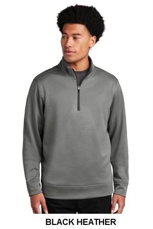 Sport-Tek PosiCharge Sport-Wick Heather Fleece 1/4-Zip Pullover.  SPORT-TEK  ST263