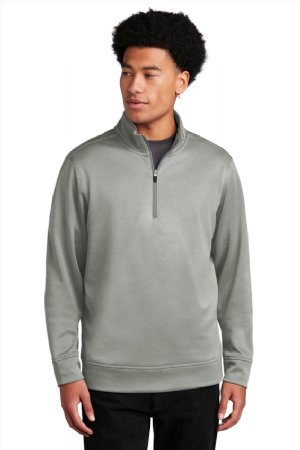 Sport-Tek PosiCharge Sport-Wick Heather Fleece 1/4-Zip Pullover.  SPORT-TEK  ST263