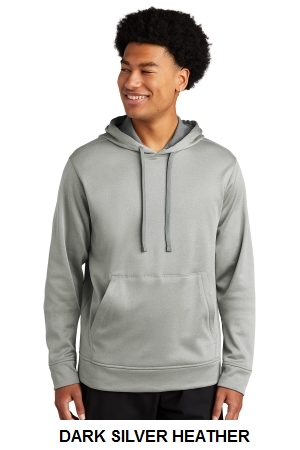 Sport-Tek PosiCharge Sport-Wick Heather Fleece Hooded Pullover.  SPORT-TEK  ST264