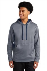 Sport-Tek PosiCharge Sport-Wick Heather Fleece Hooded Pullover.  SPORT-TEK  ST264