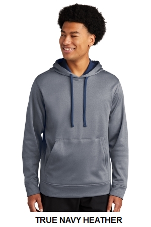 Sport-Tek PosiCharge Sport-Wick Heather Fleece Hooded Pullover.  SPORT-TEK  ST264