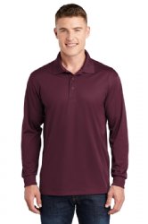 Sport-Tek Long Sleeve Micropique Sport-Wick Polo. ST657.