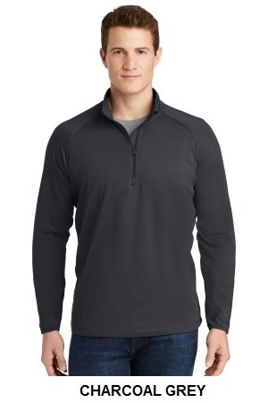 Sport-Tek Sport-Wick Stretch 1/2-Zip Pullover.  SPORT-TEK  ST850