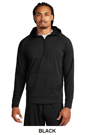 Sport-Tek Sport-Wick Stretch 1/2-Zip Hoodie.  SPORT-TEK  ST856