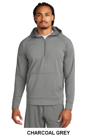 Sport-Tek Sport-Wick Stretch 1/2-Zip Hoodie.  SPORT-TEK  ST856