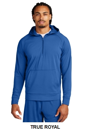 Sport-Tek Sport-Wick Stretch 1/2-Zip Hoodie.  SPORT-TEK  ST856