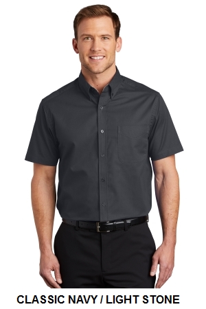 Port Authority Tall Short Sleeve Easy Care Shirt.  PORT A.  TLS508