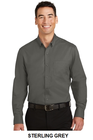 Port Authority  Tall SuperPro Twill Shirt.  PORT A.  TS663