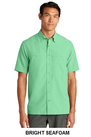 Port Authority Short Sleeve UV Daybreak Shirt.  PORT A.  W961