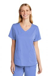 WonderWink® Women’s Premiere Flex™ Mock Wrap Top .  W. WINK  WW4268